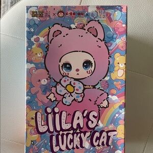 Lila's Lucky Cat Plush Toy - Pink